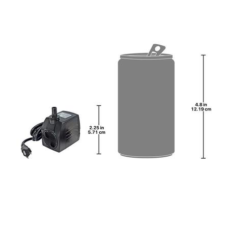 Design Toscano UL-listed, indoor/outdoor, 400 GPH Pump Kit DR400